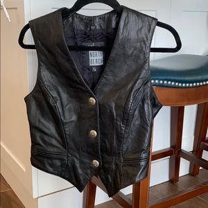 Michael Hoban Genuine Leather Vest